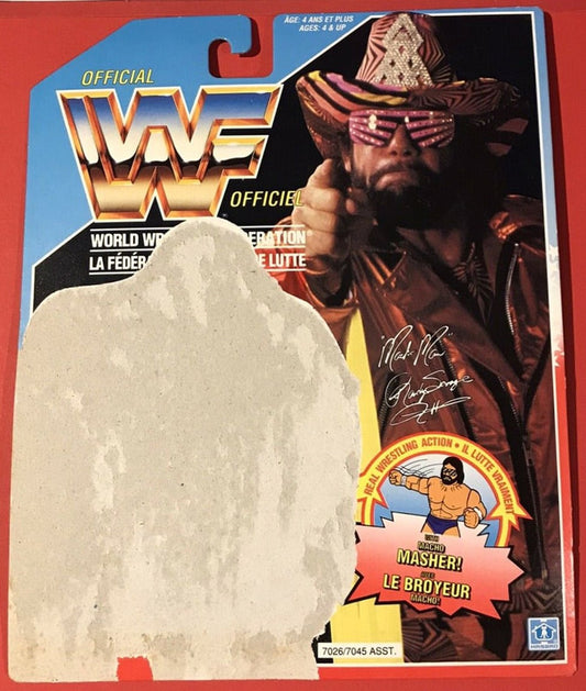 WWF Hasbro 3 "Macho Man" Randy Savage with Macho Masher! - image 2