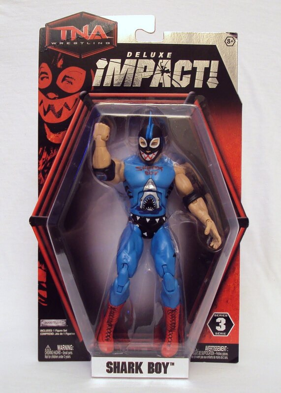 TNA/Impact Wrestling Jakks Pacific Deluxe Impact! 3 Shark Boy