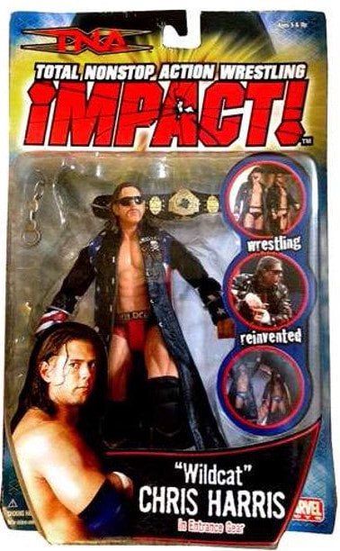 TNA/Impact Wrestling Marvel Toys TNA Wrestling Impact! 4 "Wildcat" Chris Harris [With Moustache] Action & Toy Figures PWcatalog