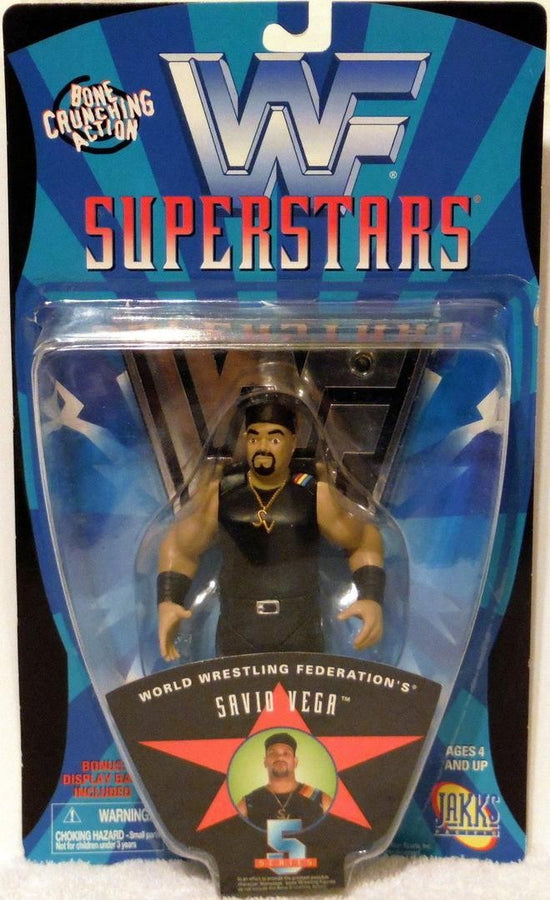 1997 WWF Jakks Pacific Superstars Series 5 Savio Vega Action & Toy Figures PWcatalog