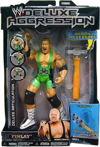 WWE Jakks Pacific Deluxe Aggression 6 Finlay Action & Toy Figures PWcatalog