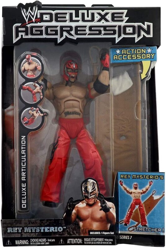 WWE Jakks Pacific Deluxe Aggression 7 Rey Mysterio Action & Toy Figures PWcatalog