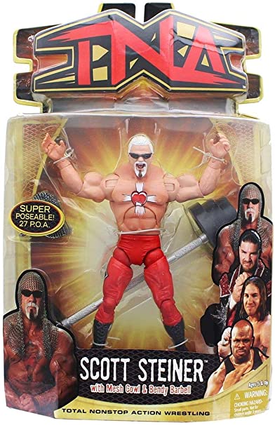 TNA/Impact Wrestling Marvel Toys TNA Wrestling Impact! 7 Scott Steiner [With Red Tights] Action & Toy Figures PWcatalog