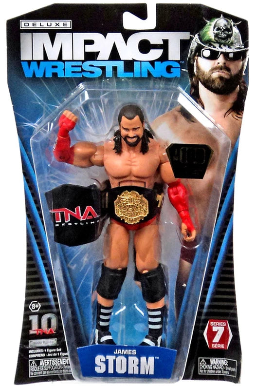 TNA/Impact Wrestling Jakks Pacific Deluxe Impact! 7 James Storm [With Diecast Belt] Action & Toy Figures PWcatalog