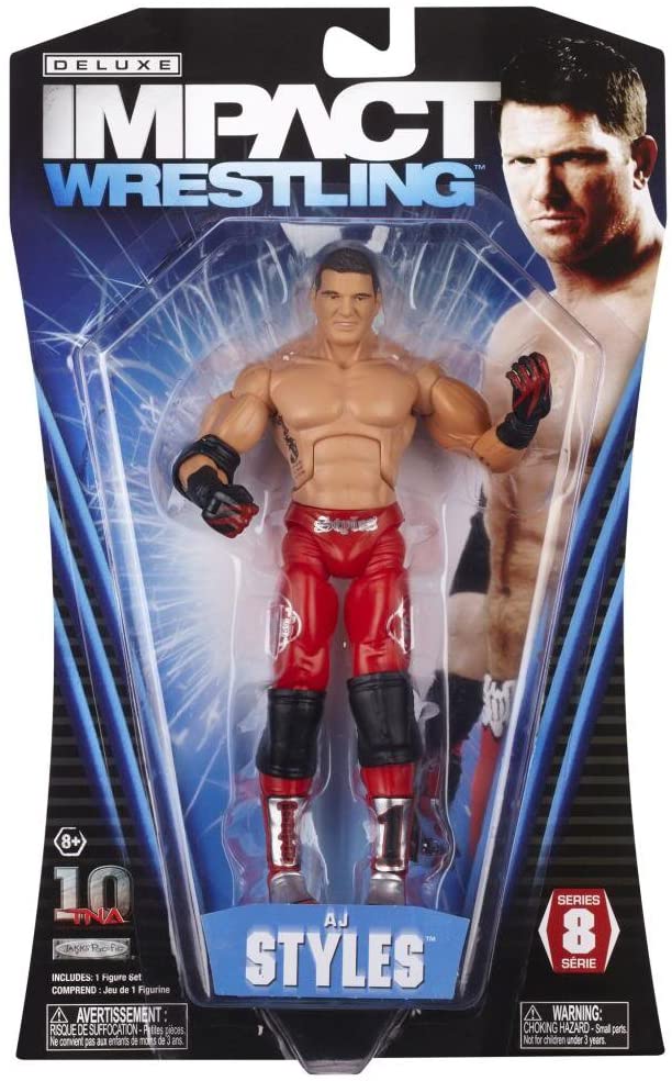 TNA/Impact Wrestling Jakks Pacific Deluxe Impact! 8 AJ Styles