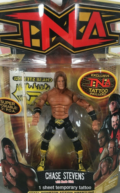 TNA/Impact Wrestling Marvel Toys TNA Wrestling Impact! 8 Chase Stevens [With Tights] Action & Toy Figures PWcatalog