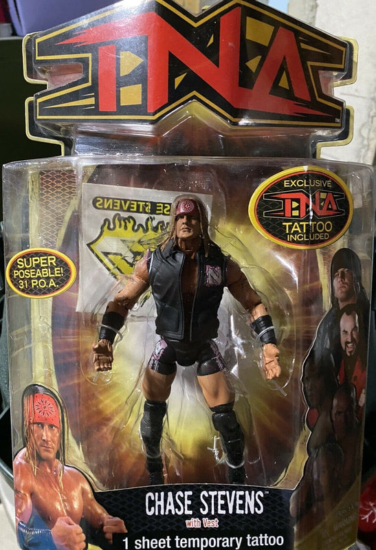 TNA/Impact Wrestling Marvel Toys TNA Wrestling Impact! 8 Chase Stevens [With Shorts] Action & Toy Figures PWcatalog