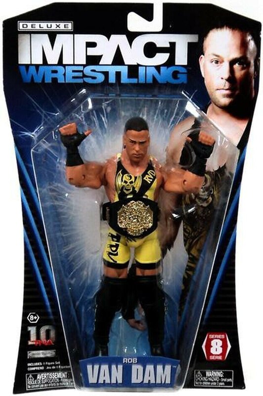 TNA/Impact Wrestling Jakks Pacific Deluxe Impact! 8 Rob Van Dam