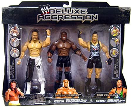 WWE Jakks Pacific Deluxe Aggression Multipacks 3 Sabu, Bobby Lashley & Rob Van Dam [Exclusive] Action & Toy Figures PWcatalog