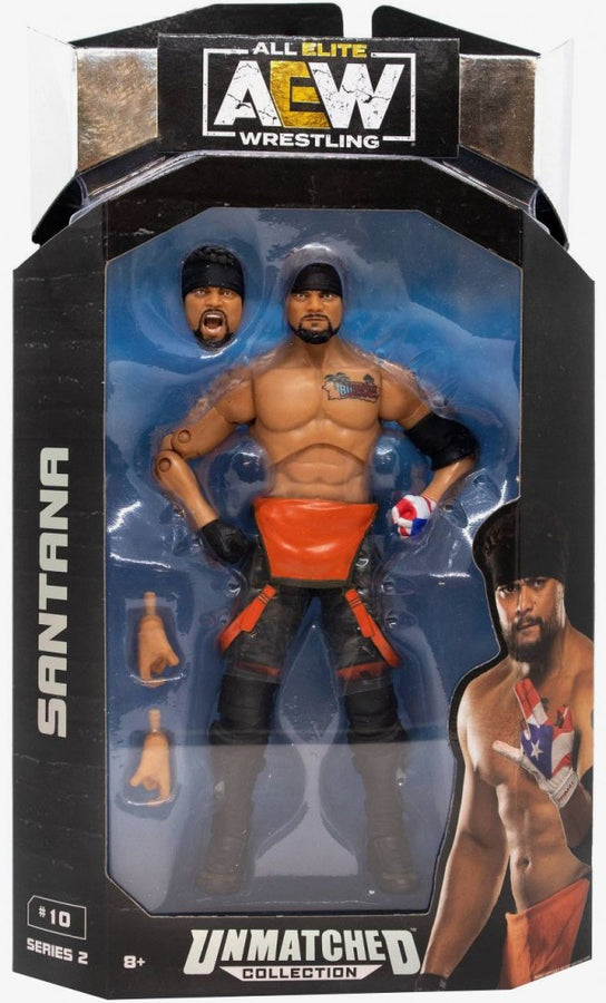 AEW Jazwares Unmatched Collection 2 #10 Santana Action & Toy Figures PWcatalog