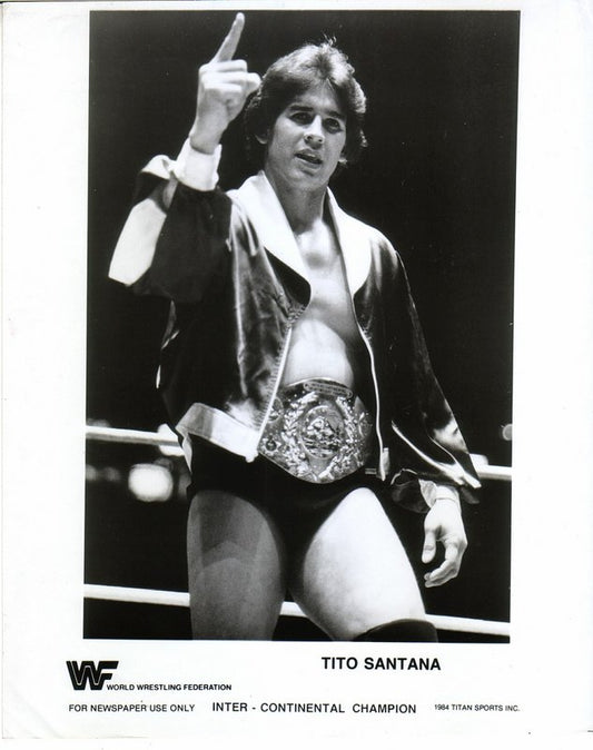1984 WWF IC CHAMPION Tito Santana