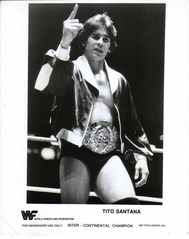1984 WWF IC CHAMPION Tito Santana