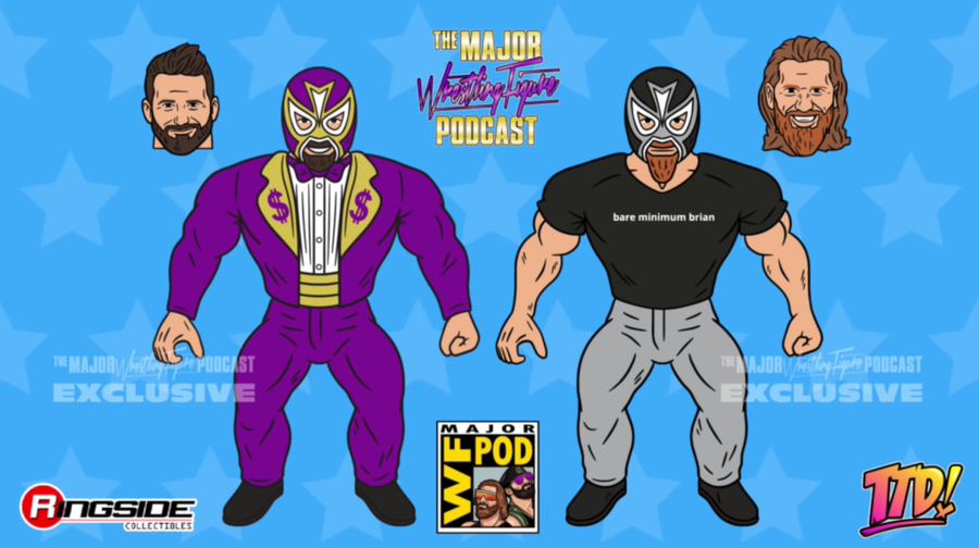 Major Wrestling Figure Podcast Matt Cardona & Brian Myers [Nicknames Edition, Exclusive] Action & Toy Figures PWcatalog