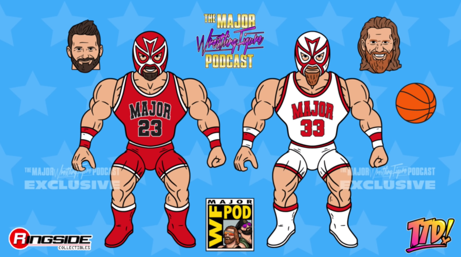 Major Wrestling Figure Podcast Matt Cardona & Brian Myers [Major Bulls Edition, Exclusive] Action & Toy Figures PWcatalog