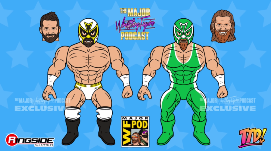 Major Wrestling Figure Podcast Matt Cardona & Brian Myers [Single-Carded Editions, Exclusive] Action & Toy Figures PWcatalog
