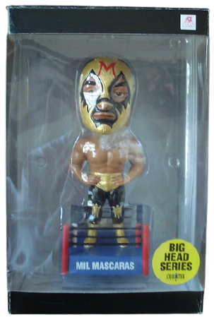 CharaPro Big Head Series Mil Mascaras [In Gold Ring Gear] Action & Toy Figures PWcatalog