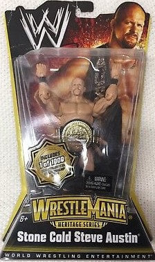 WWE Mattel WrestleMania Heritage 1 Stone Cold Steve Austin [Chase]