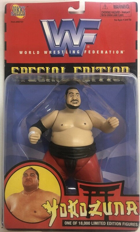 1998 WWF jakks Pacific Special Edition Limited Edition Yokozuna [With Red Gear, Exclusive]