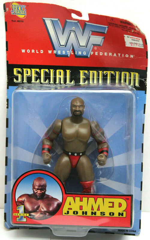 1998 WWF Jakks Pacific Special Edition Series 1 Ahmed Johnson [Exclusive] Action & Toy Figures PWcatalog