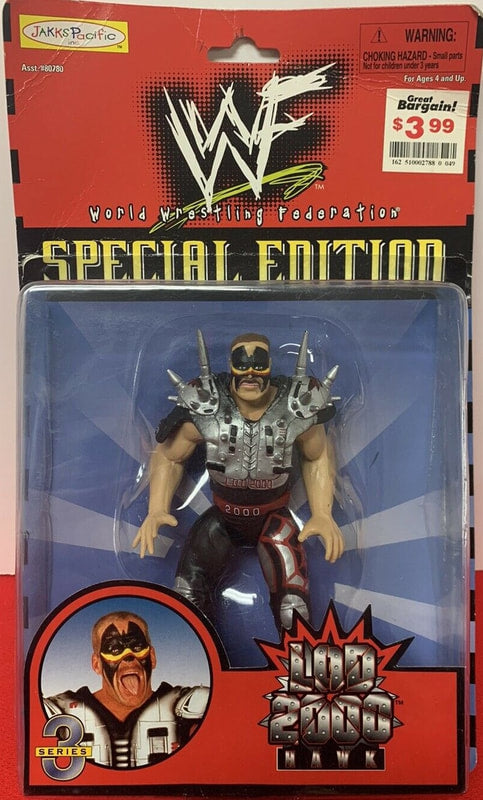 1999 WWF Jakks Pacific Special Edition Series 3 LOD 2000 Hawk [Exclusive] Action & Toy Figures PWcatalog