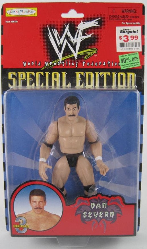 1999 WWF Jakks Pacific Special Edition Series 3 Dan Severn [Exclusive] Action & Toy Figures PWcatalog