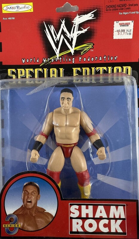 1999 WWF Jakks Pacific Special Edition Series 3 Shamrock [Exclusive] Action & Toy Figures PWcatalog