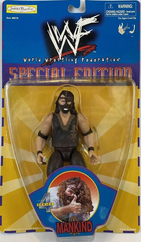1999 WWF Jakks Pacific Special Edition Series 4 Mankind [Exclusive] Action & Toy Figures PWcatalog