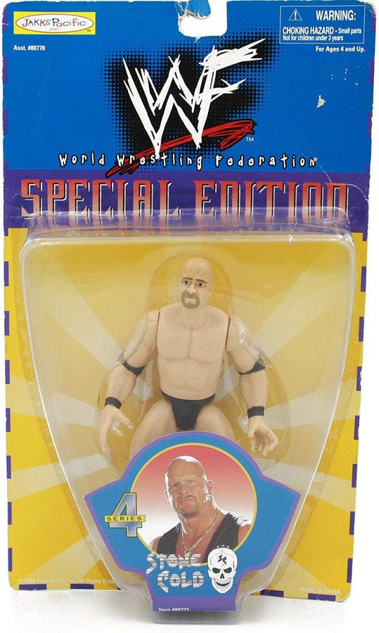 1999 WWF Jakks Pacific Special Edition Series 4 Stone Cold Steve Austin [Exclusive] Action & Toy Figures PWcatalog