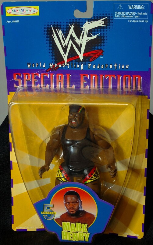 1999 WWF Jakks Pacific Special Edition Series 5 Mark Henry [Exclusive] Action & Toy Figures PWcatalog