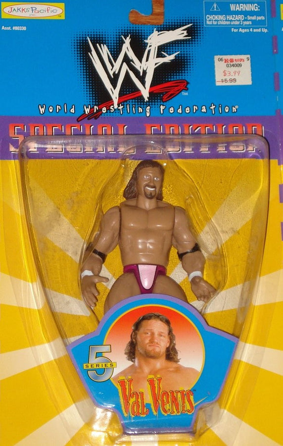 1999 WWF Jakks Pacific Special Edition Series 5 Val Venis [Exclusive] Action & Toy Figures PWcatalog