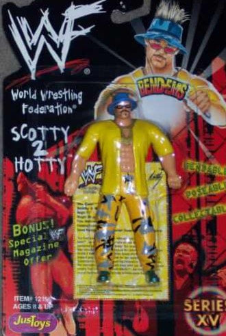 WWF Just Toys Bend-Ems 15 Scotty 2 Hotty