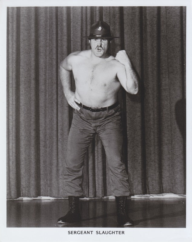 Promo-Photo-Territories-1980's-NWA-Sgt.Slaughter 