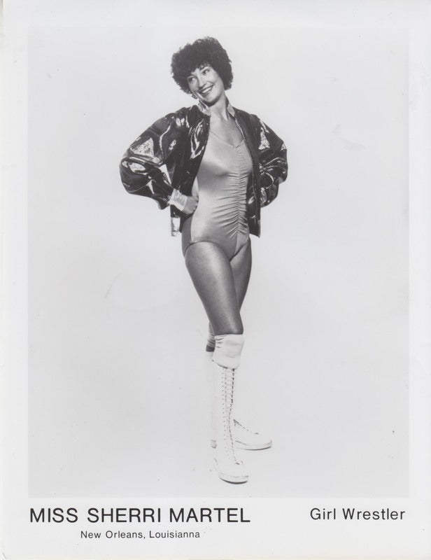 1980s Mid-South Miss Sherri Martel Vintage Promo Photo