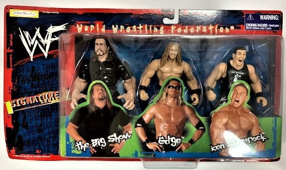1999 WWF Jakks Pacific Signature Series 4 Box Set: The Big Show, Edge & Ken Shamrock [Exclusive]
