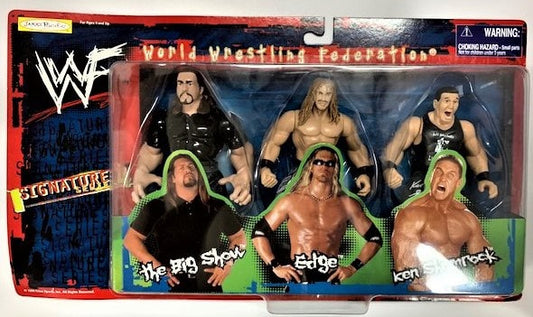 1999 WWF Jakks Pacific Signature Series 4 Box Set: The Big Show, Edge & Ken Shamrock [Exclusive]