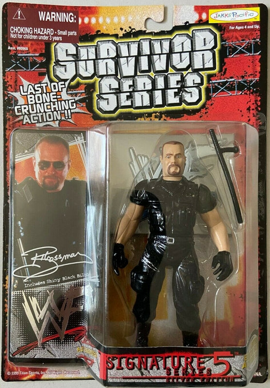 1999 WWF Jakks Pacific Signature Series 5 "Silver Edition" Big Boss Man
