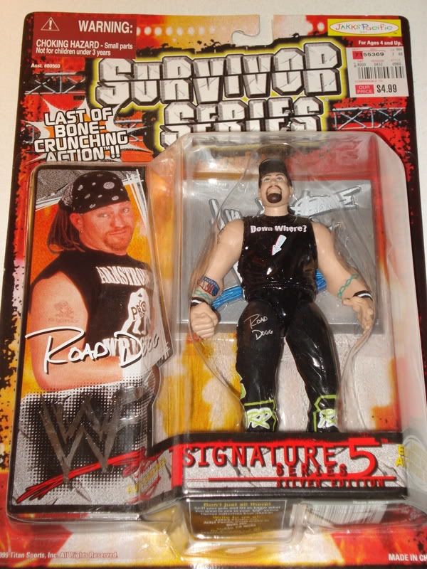 1999 WWF Jakks Pacific Signature Series 5 "Silver Edition" Road Dogg Action & Toy Figures PWcatalog