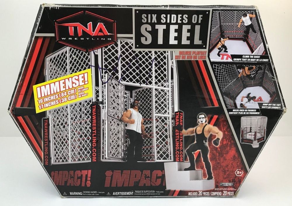 TNA/Impact Wrestling Jakks Pacific Impact! [Ruthless Impact] Wrestling Rings & Playsets: Six Sides of Steel