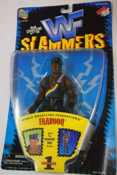 1998 WWF Jakks Pacific Slammers Series 1 Faarooq Action & Toy Figures PWcatalog