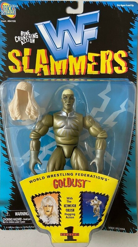 1998 WWF Jakks Pacific Slammers Series 1 Goldust Action & Toy Figures PWcatalog