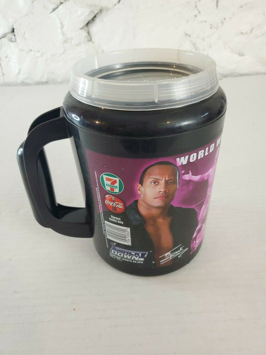 The Rock Trish Stratus Steve Austin 2002 Refill 7-11 Big Slurpee - image 2
