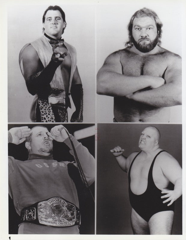 WWF-Promo-Photos1985-NBC-Saturday-Night's-Main-Event-2-Beefcake,Volkoff,-Studd-Bundy-