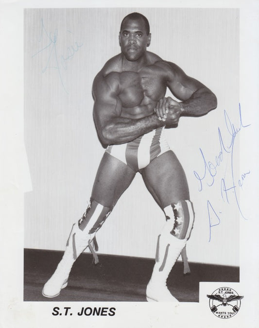 1980s CWA (Memphis) Soul Train Jones (Signed) Promo Photo