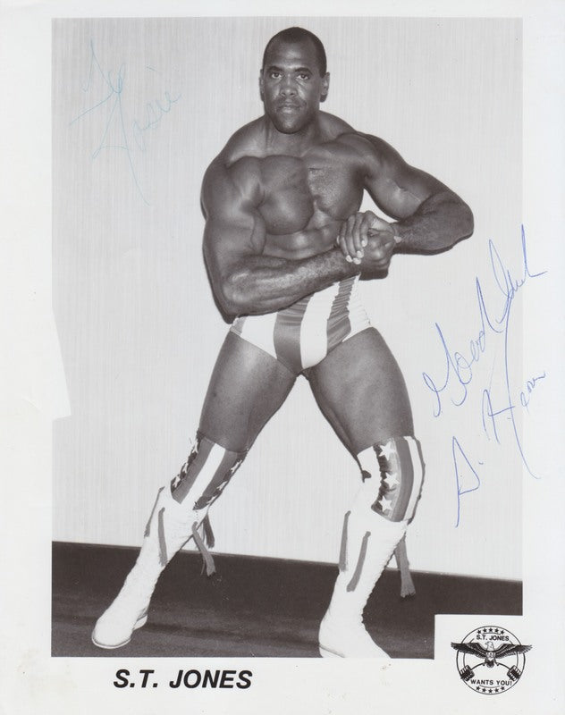 1980's CWA (Memphis) Soul Train Jones (signed) Promo Photo PWcatalog