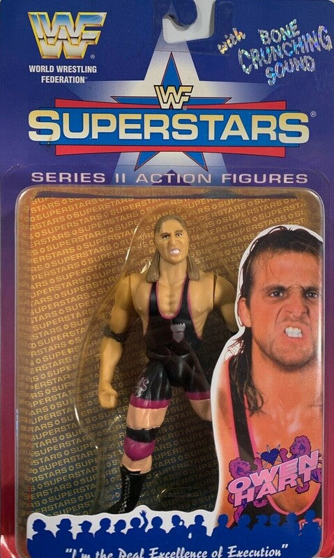 1996 WWF Jakks Pacific Superstars Series 2 Owen Hart Action & Toy Figures PWcatalog