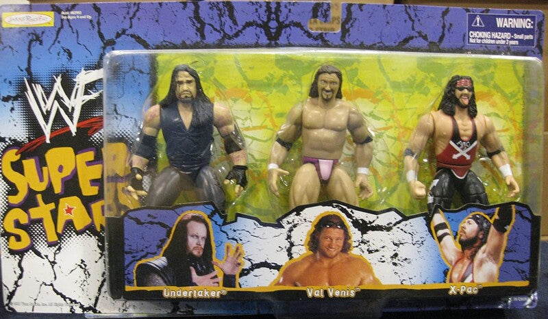 1999 WWF Jakks Pacific Superstars Series 7 Multipack: Undertaker, Val Venis & X-Pac [Exclusive] Action & Toy Figures PWcatalog