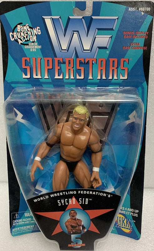 1997 WWF Jakks Pacific Superstars Series 5 Sycho Sid Action & Toy Figures PWcatalog