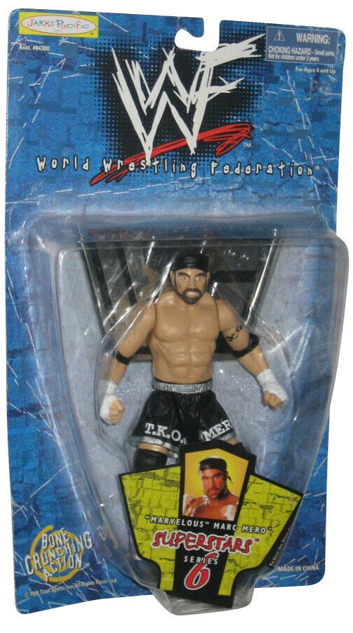1998 WWF Jakks Pacific Superstars Series 6 "Marvelous" Marc Mero Action & Toy Figures PWcatalog