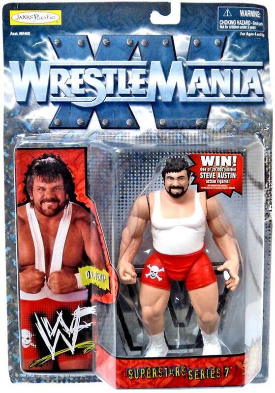 1999 WWF Jakks Pacific Superstars Series 7 Dr. Death Action & Toy Figures PWcatalog