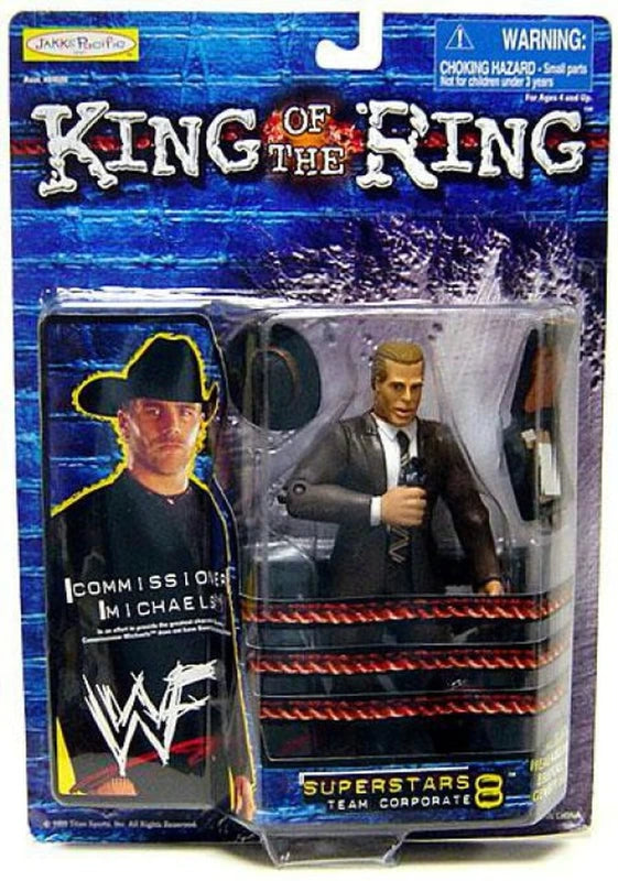 1999 WWF Jakks Pacific Superstars Series 8 "Team Corporate" Commissioner Michaels Action & Toy Figures PWcatalog